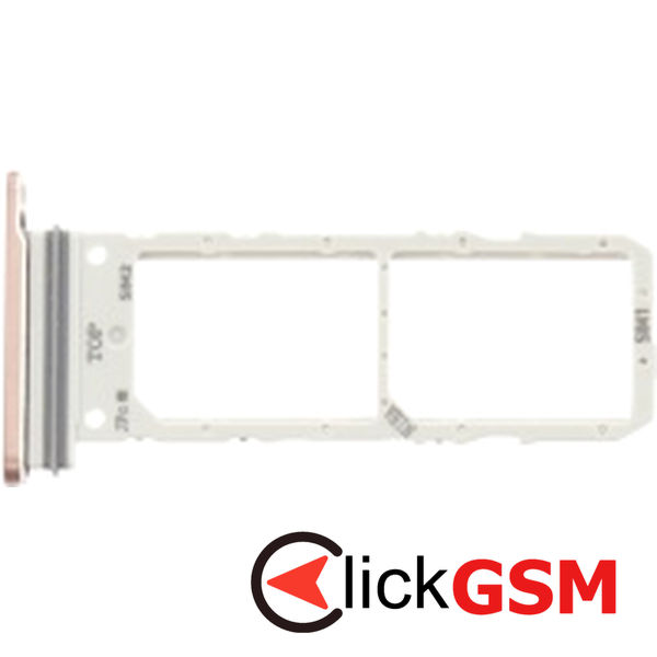 Piesa Suport Sim Maro Auriu Samsung Galaxy Note20 G3c