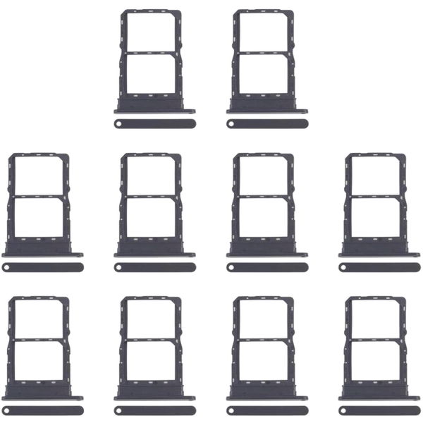 Honor Play 7T · For Honor Play7T 10pcs SIM Card Tray + SIM Card Tray (Black)