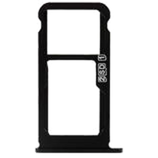 Nokia 7.1 · Dual SIM Card Tray Holder Replace Part for Nokia 7.1 - Black