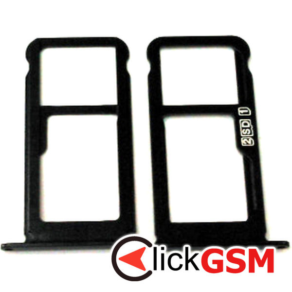 Piesa Suport Sim Negru Nokia X6 3asp