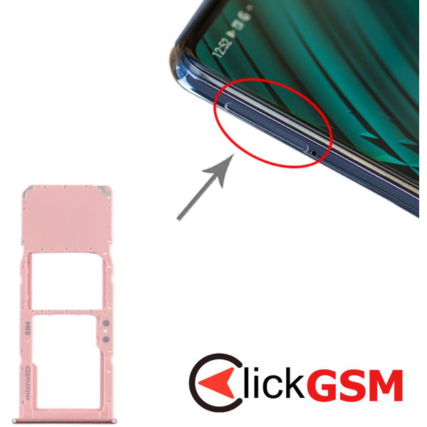 Piesa Suport Sim Pink Samsung Galaxy A51  4czf