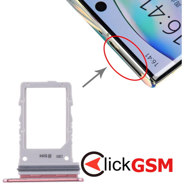 Piesa Suport Sim Pink Samsung Galaxy Note10.plus 5g 4d9h