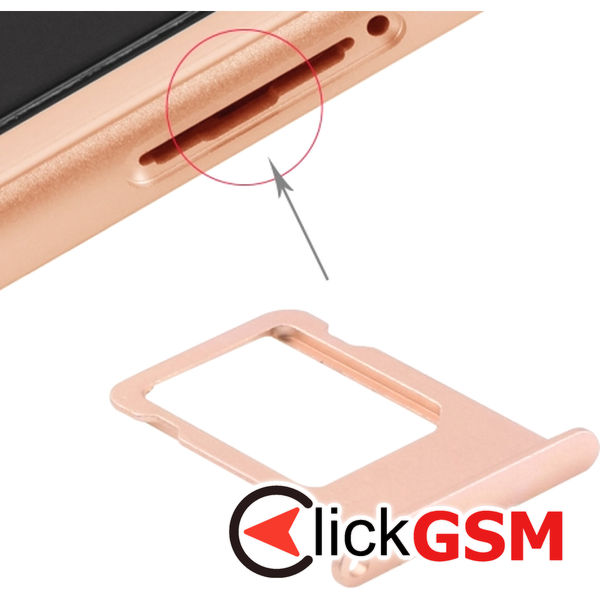 Piesa Piesa Suport Sim Roz Auriu Apple Iphone 6s 4fn9