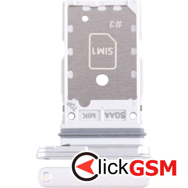 Piesa Piesa Suport Sim Silver Samsung Galaxy S23 Fe 4c6v