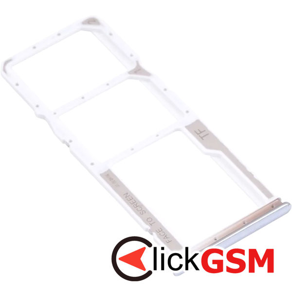 Piesa Piesa Suport Sim Silver Xiaomi Redmi Note 10 1260