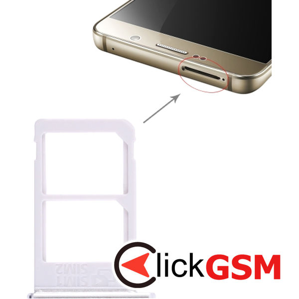 Piesa Piesa Suport Sim White Samsung Galaxy Note5 4d5s