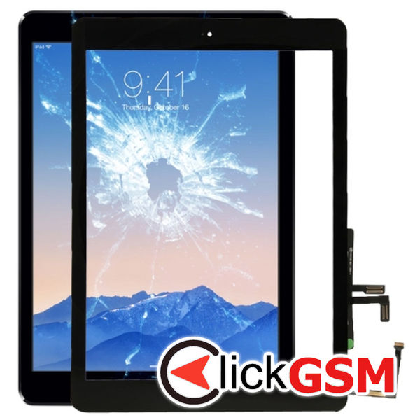 Piesa Piesa Touchscreen Cu Sticla Black Apple Ipad Air 2aam