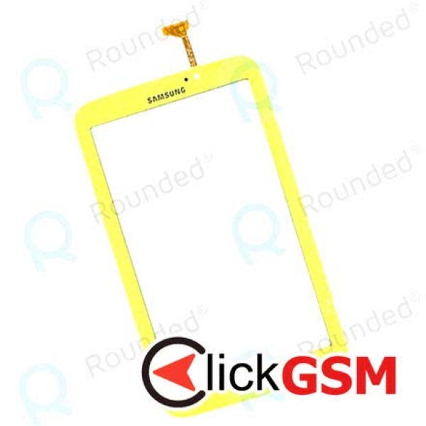 Piesa Touchscreen Cu Sticla Galben Samsung Galaxy Tab 3 7.0 1405