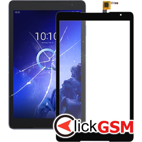 Piesa Touchscreen Cu Sticla Negru Alcatel 3t 10 2zwf