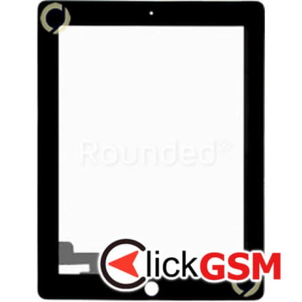 Piesa Touchscreen Cu Sticla Negru Apple Ipad 2 Ufk