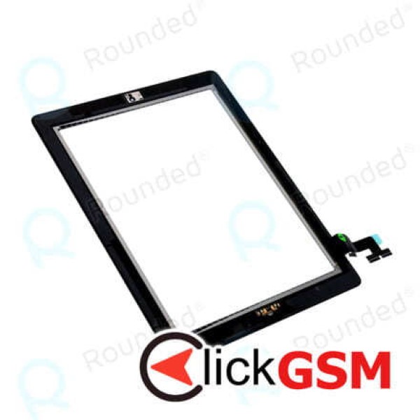 Piesa Touchscreen Cu Sticla Negru Apple Ipad 2 Ufl