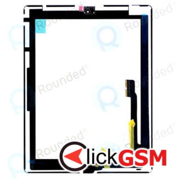 Piesa Touchscreen Cu Sticla Negru Apple Ipad 3 Uge