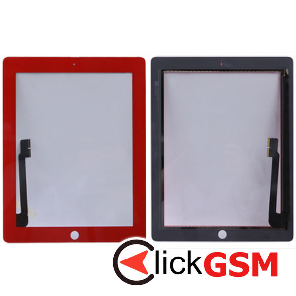 Piesa Touchscreen Red Apple Ipad 4 20r2